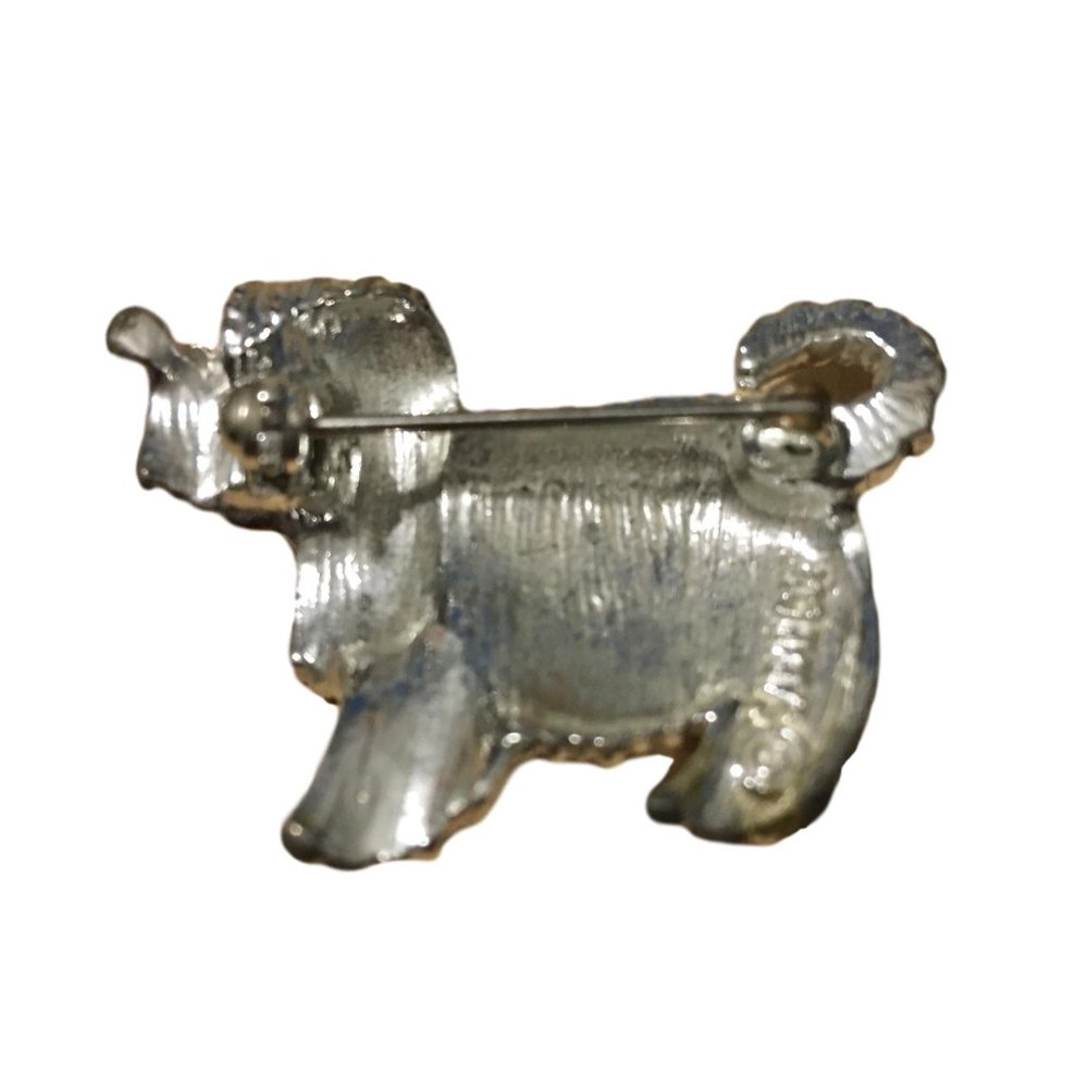 Sarah Coventry Vintage Shaggy Dog Brooch - So Cute - Picture 2 of 3